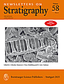 Cover image of: Newsletters on Stratigraphy Volume 58 Number 1