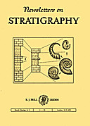 Cover image of: Newsletters on Stratigraphy Volume 1 Number 3