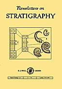Cover image of: Newsletters on Stratigraphy Volume 1 Number 4