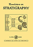 Cover image of: Newsletters on Stratigraphy Volume 3 Number 4