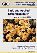Cover image of: Basic and Applied Dryland Research Vol. 2 No. 1