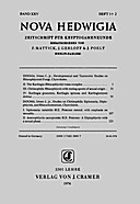 Cover image of: Nova Hedwigia Band 25 Heft 1-2