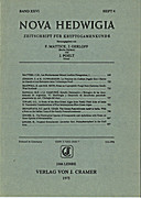 Cover image of: Nova Hedwigia Band 26 Heft 4