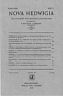 Cover image of: Nova Hedwigia Band 31 Heft 4