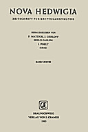 Cover image of: Nova Hedwigia Band 38