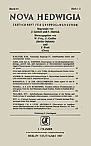 Cover image of: Nova Hedwigia Band 44 Heft 1-2