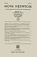 Cover image of: Nova Hedwigia Band 46 Heft 1-2