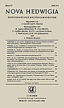 Cover image of: Nova Hedwigia Band 47 Heft 3-4
