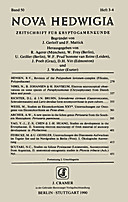 Cover image of: Nova Hedwigia Band 50 Heft 3-4