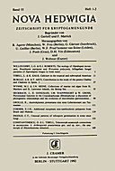 Cover image of: Nova Hedwigia Band 55 Heft 1-2