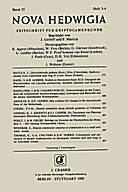 Cover image of: Nova Hedwigia Band 55 Heft 3-4