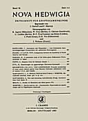Cover image of: Nova Hedwigia Band 56 Heft 3-4