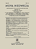 Cover image of: Nova Hedwigia Band 58 Heft 1-2
