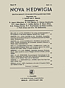 Cover image of: Nova Hedwigia Band 59 Heft 3-4