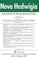 Cover image of: Nova Hedwigia Band 64 Heft 3-4