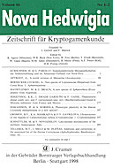 Cover image of: Nova Hedwigia Band 66 Heft 1-2