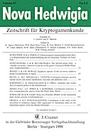 Cover image of: Nova Hedwigia Band 67 Heft 1-2