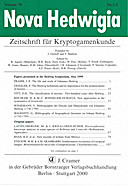 Cover image of: Nova Hedwigia Band 70 Heft 1-2