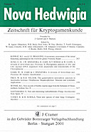 Cover image of: Nova Hedwigia Band 72 Heft 3-4