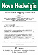 Cover image of: Nova Hedwigia Band 76 Heft 1-2