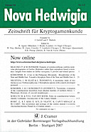 Cover image of: Nova Hedwigia Band 84 Heft 1-2