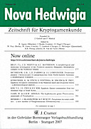 Cover image of: Nova Hedwigia Band 84 Heft 3-4