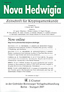 Cover image of: Nova Hedwigia Band 85 Heft 1-2