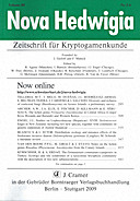 Cover image of: Nova Hedwigia Band 88 Heft 3-4