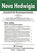 Cover image of: Nova Hedwigia Band 90 Heft 1-2