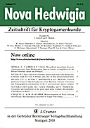 Cover image of: Nova Hedwigia Band 91 Heft 1-2