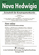 Cover image of: Nova Hedwigia Band 94 Heft 1-2