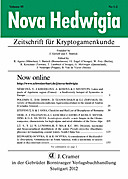 Cover image of: Nova Hedwigia Band 95 Heft 1-2