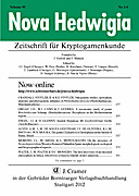 Cover image of: Nova Hedwigia Band 95 Heft 3-4