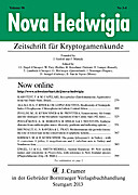 Cover image of: Nova Hedwigia Band 96 Heft 3-4