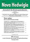 Cover image of: Nova Hedwigia Band 99 Heft 1-2