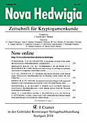 Cover image of: Nova Hedwigia Band 99 Heft 3-4