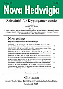 Cover image of: Nova Hedwigia Band 100 Heft 1-2