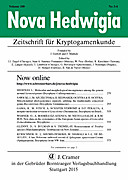 Cover image of: Nova Hedwigia Band 100 Heft 3-4