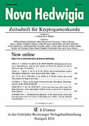 Cover image of: Nova Hedwigia Band 102 Heft 3-4