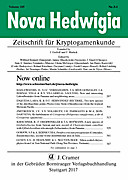 Cover image of: Nova Hedwigia Band 105 Heft 3-4