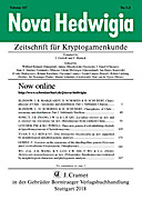 Cover image of: Nova Hedwigia Band 107 Heft 1-2