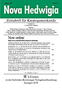 Cover image of: Nova Hedwigia Band 107 Heft 3-4