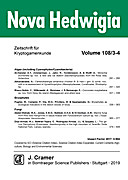 Cover image of: Nova Hedwigia Band 108 Heft 3-4