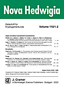 Cover image of: Nova Hedwigia Band 110 Heft 1-2