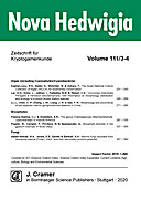 Cover image of: Nova Hedwigia Band 111 Heft 3-4