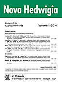 Cover image of: Nova Hedwigia Band 112 Heft 3-4