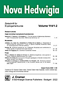 Cover image of: Nova Hedwigia Band 114 Heft 1-2
