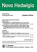 Cover image of: Nova Hedwigia Band 118 Heft 3-4