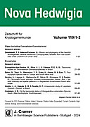 Cover image of: Nova Hedwigia Band 119 Heft 1-2