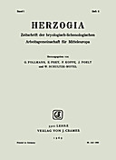 Cover image of: Herzogia Band 1 Heft 3